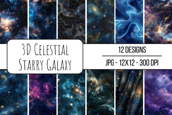 3D Celestial Starry Galaxy: Practical Digital Backgrounds for Creative Workflows