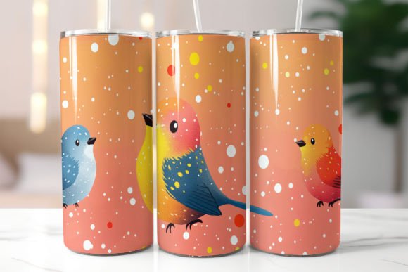 Cute Pattern Skinny Tumbler Wrap for Sublimation Projects