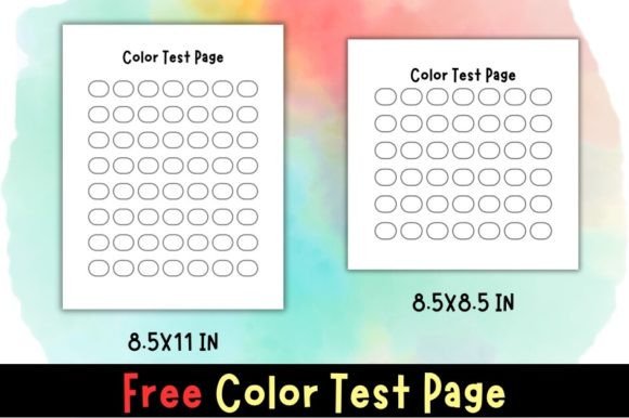 Free Color Test Page: A Simple Tool That Transforms Your Coloring Results