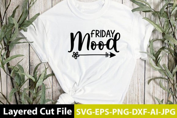 Friday Mood SVG for Creative Design