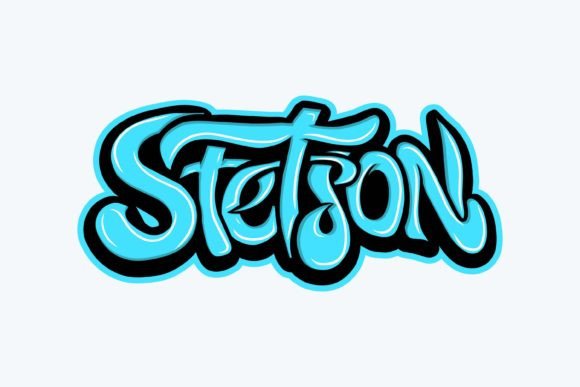 Stetson and Graffiti Lettering Typography Art: A Complete Solution for Your Merchandise Designs