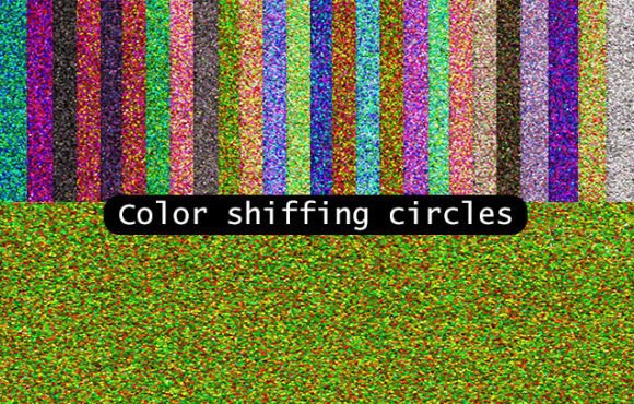 Unlock Radiant Design with the Color Shifting Circles Pack and Shiny Paper Pack