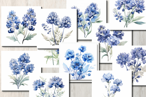 Watercolor Dusty Blue Wild Flowers: A Strategic Asset for Thoughtful Design and Brand Positioning