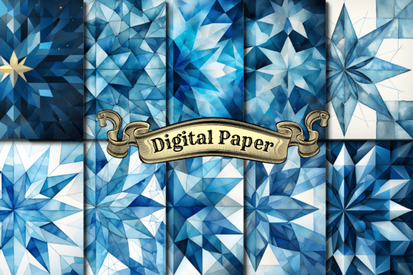 Why Blue Star Pattern Digital Paper Deserves a Spot in Your Creative Toolkit